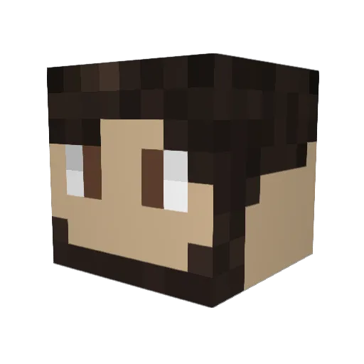 fxexlxixpe Minecraft avatar head, 3D render