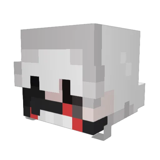 fxkedave Minecraft avatar head, 3D render