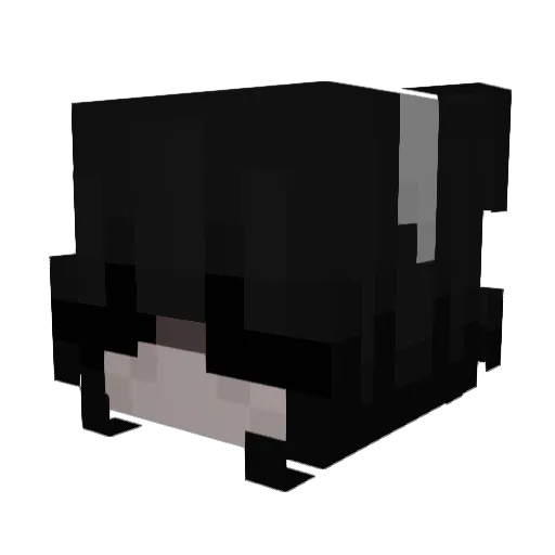 fxlw Minecraft avatar head, 3D render