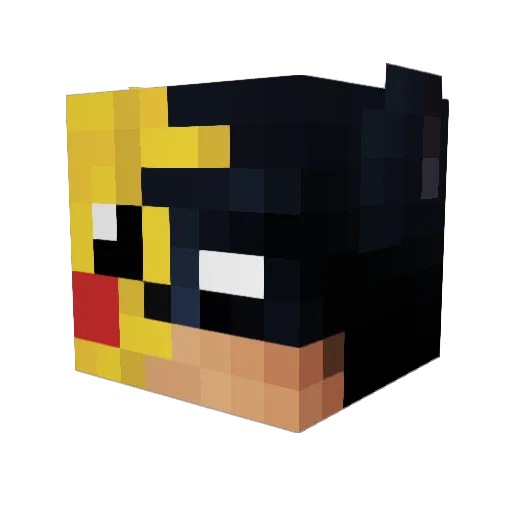 fxpfelps Minecraft avatar head, 3D render