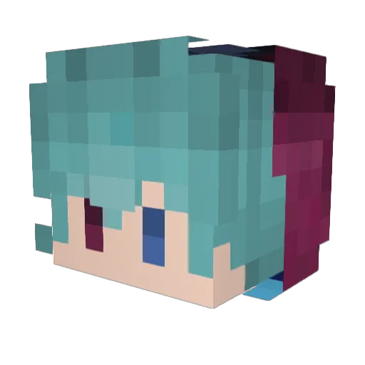 fxre_nxls Minecraft avatar head, 3D render