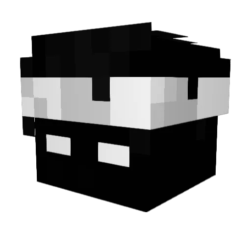 fxrukk Minecraft avatar head, 3D render