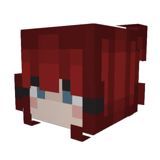 fxsalem Minecraft avatar head, 3D render