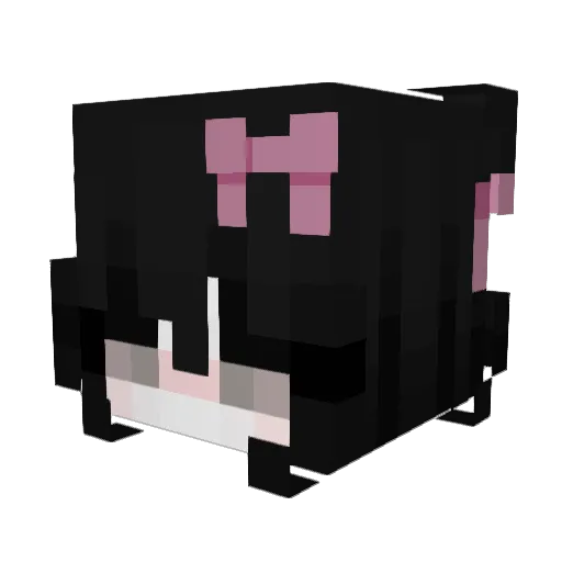 fxvq Minecraft avatar head, 3D render