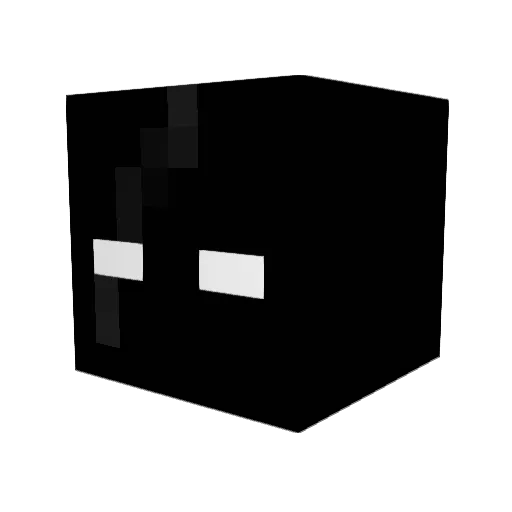 fymek Minecraft avatar head, 3D render