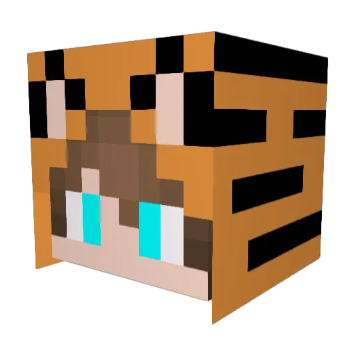 fynn_x0 Minecraft avatar head, 3D render