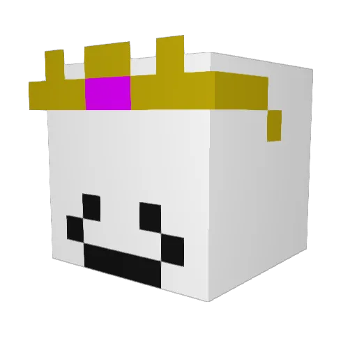 fynxvr Minecraft avatar head, 3D render