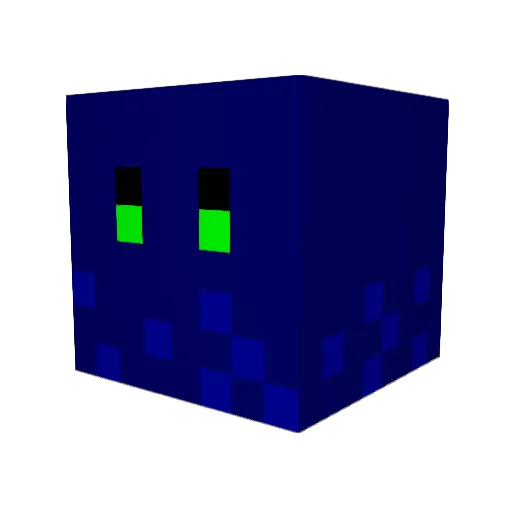 fysch_ Minecraft avatar head, 3D render