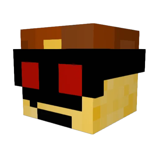 fyvushfinkle Minecraft avatar head, 3D render