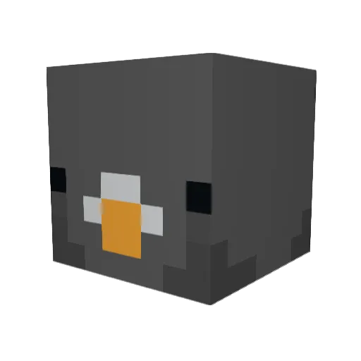 fyxg3 Minecraft avatar head, 3D render