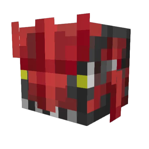 fzqmark Minecraft avatar head, 3D render