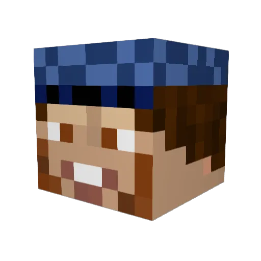g00d0ldday Minecraft avatar head, 3D render