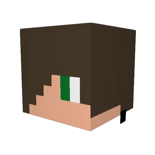 g00py_ Minecraft avatar head, 3D render