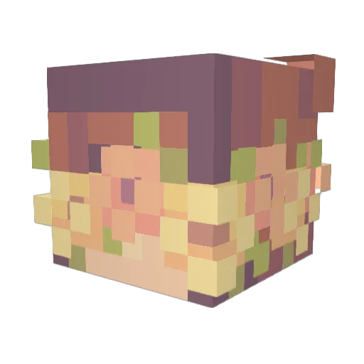 g0ddess_of_death Minecraft avatar head, 3D render