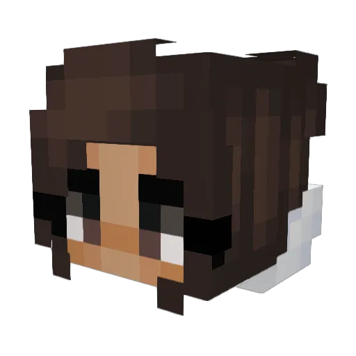 g0dess Minecraft avatar head, 3D render