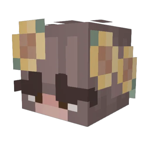 g0desslike Minecraft avatar head, 3D render