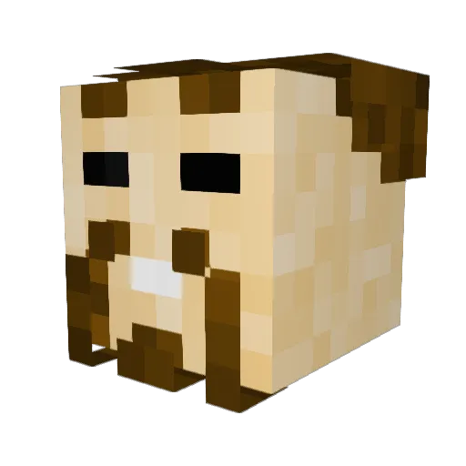 g0dsent_ Minecraft avatar head, 3D render