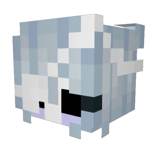 g0oS3_ Minecraft avatar head, 3D render