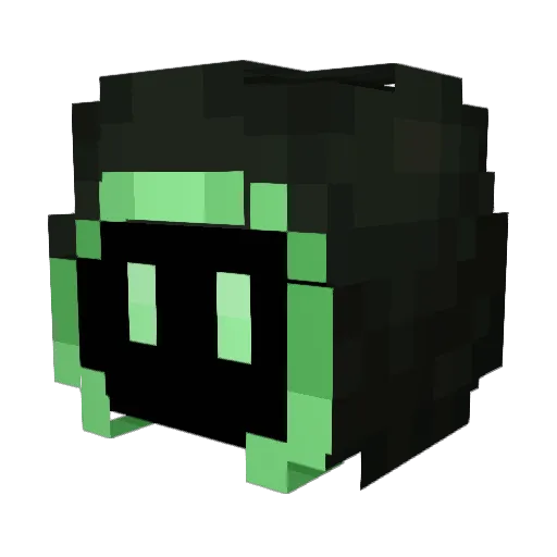 g0set Minecraft avatar head, 3D render