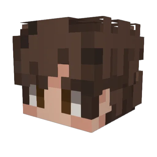 g0sy Minecraft avatar head, 3D render