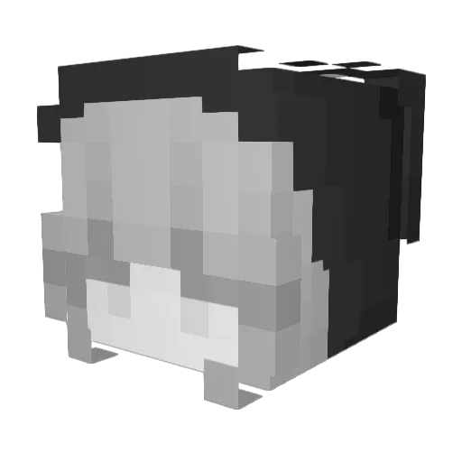 g0thballs Minecraft avatar head, 3D render