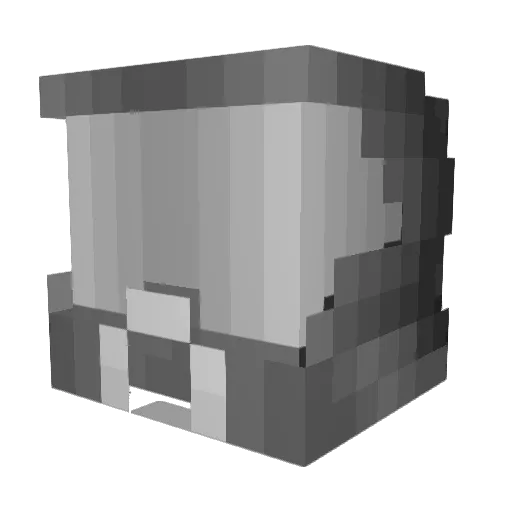 g10ck_17 Minecraft avatar head, 3D render
