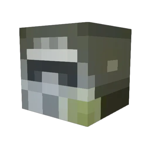g2fo_ Minecraft avatar head, 3D render