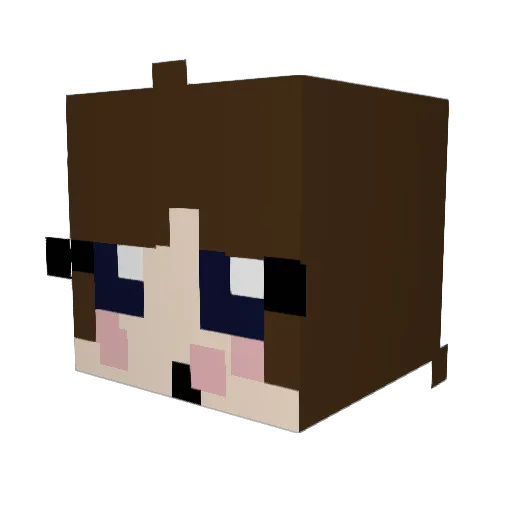g33r0ch1 Minecraft avatar head, 3D render