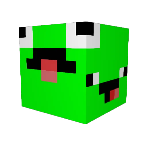 g3f6 Minecraft avatar head, 3D render
