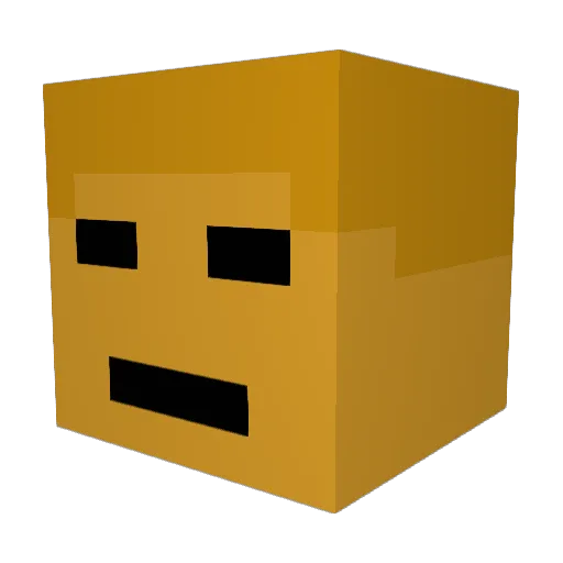 g3tR3ddyAlpha Minecraft avatar head, 3D render