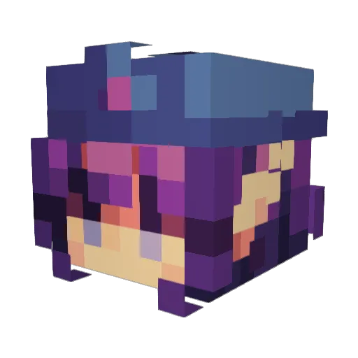 g4bi3531 Minecraft avatar head, 3D render