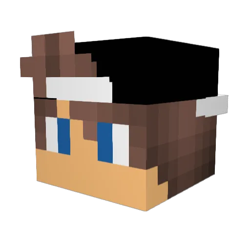 g4bry_g4m3r Minecraft avatar head, 3D render