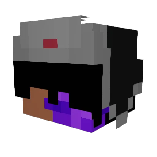 g4bt0 Minecraft avatar head, 3D render