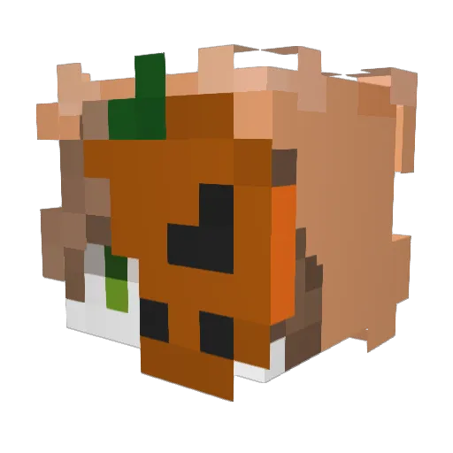 g59madd Minecraft avatar head, 3D render