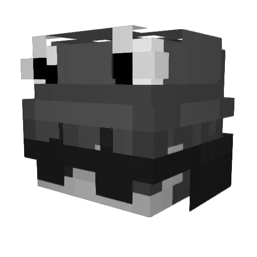 g7lot Minecraft avatar head, 3D render