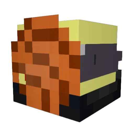 g7shy Minecraft avatar head, 3D render