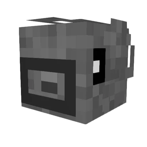 g80tapr Minecraft avatar head, 3D render