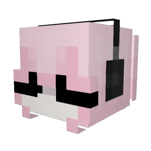 g9abbyx Minecraft avatar head, 3D render