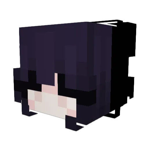g9bo Minecraft avatar head, 3D render