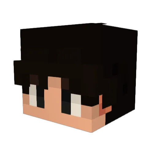 g9ys Minecraft avatar head, 3D render
