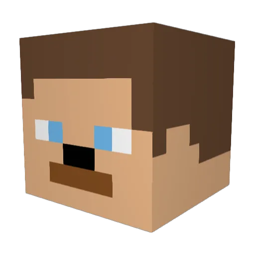 gATCLATZ123 Minecraft avatar head, 3D render