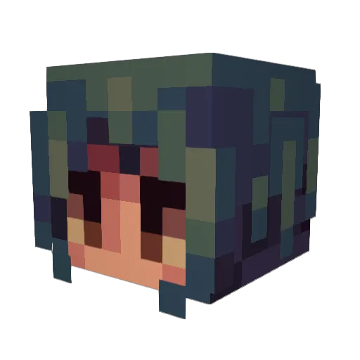 gAmEb0t1 Minecraft avatar head, 3D render