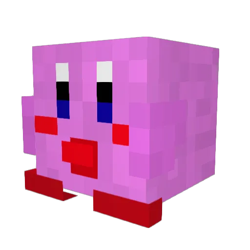 gLass_623 Minecraft avatar head, 3D render