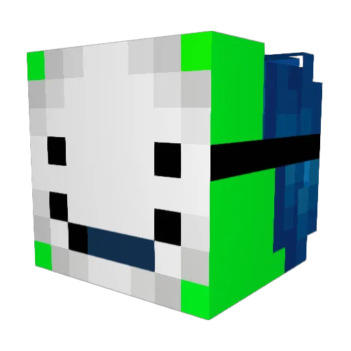 gLovanNL Minecraft avatar head, 3D render