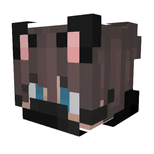 gOstfAce14 Minecraft avatar head, 3D render