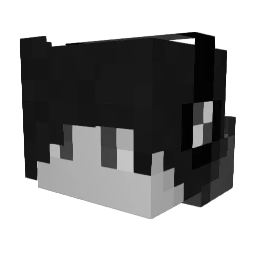 gR1mmJ0e Minecraft avatar head, 3D render
