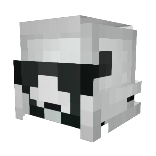 gTTr Minecraft avatar head, 3D render