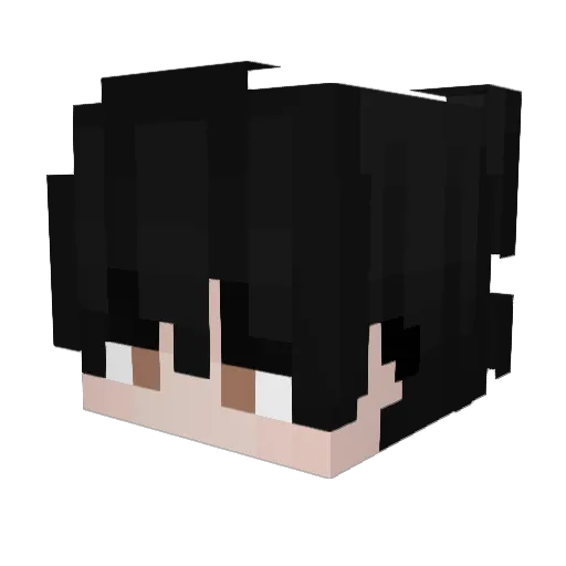 g_Yele Minecraft avatar head, 3D render