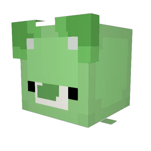 g__ugu Minecraft avatar head, 3D render
