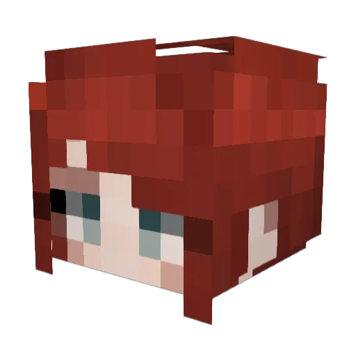 g_cris77 Minecraft avatar head, 3D render